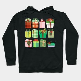 Merry Christmas Loot Of Gift Boxes Hoodie